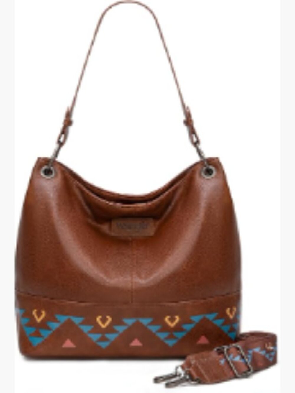 Woman Faux Leather Hobo Bag Top Handle Shoulder Purses Handbag